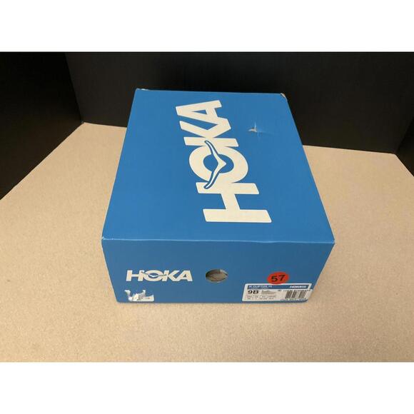 New! Womens Hoka One One Clifton 10 White Running Shoes. Size 9B. Awesome! - Picture 3 of 9